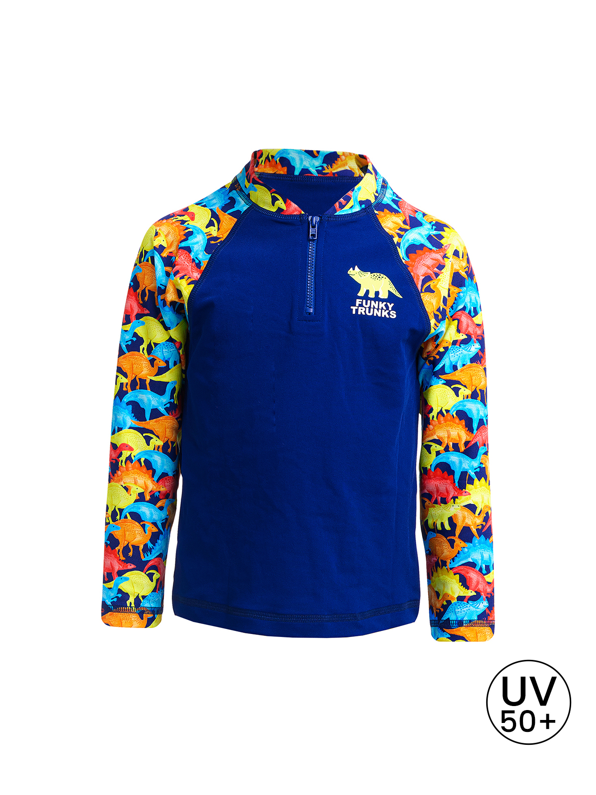 Funky Trunks Swimmasaurus Erkek Çocuk UV Üst Mayo, UV Korumalı Üst