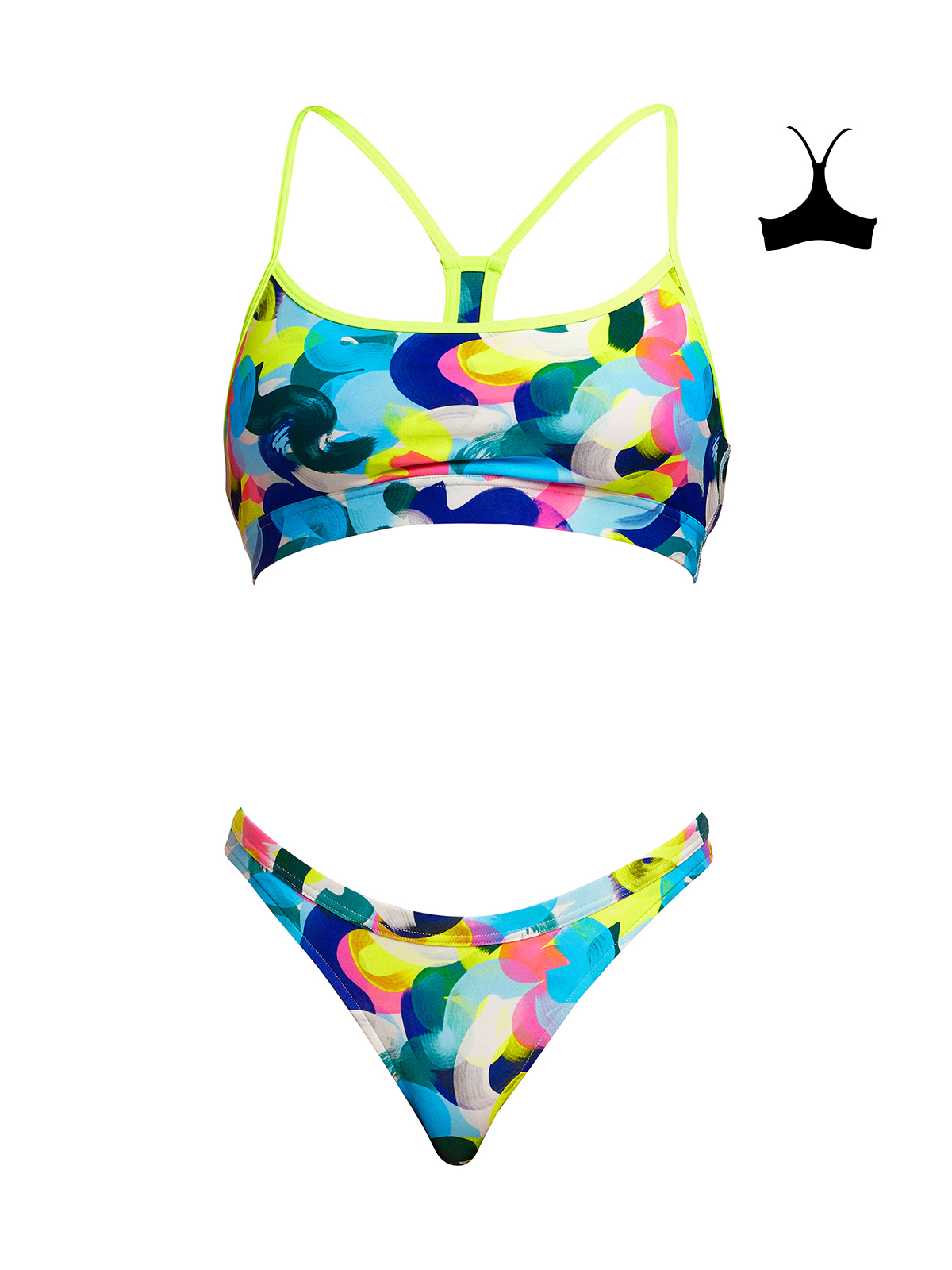 Funkita Brush İt Off Kadın Bikini Takım, Alt Üst Bikini