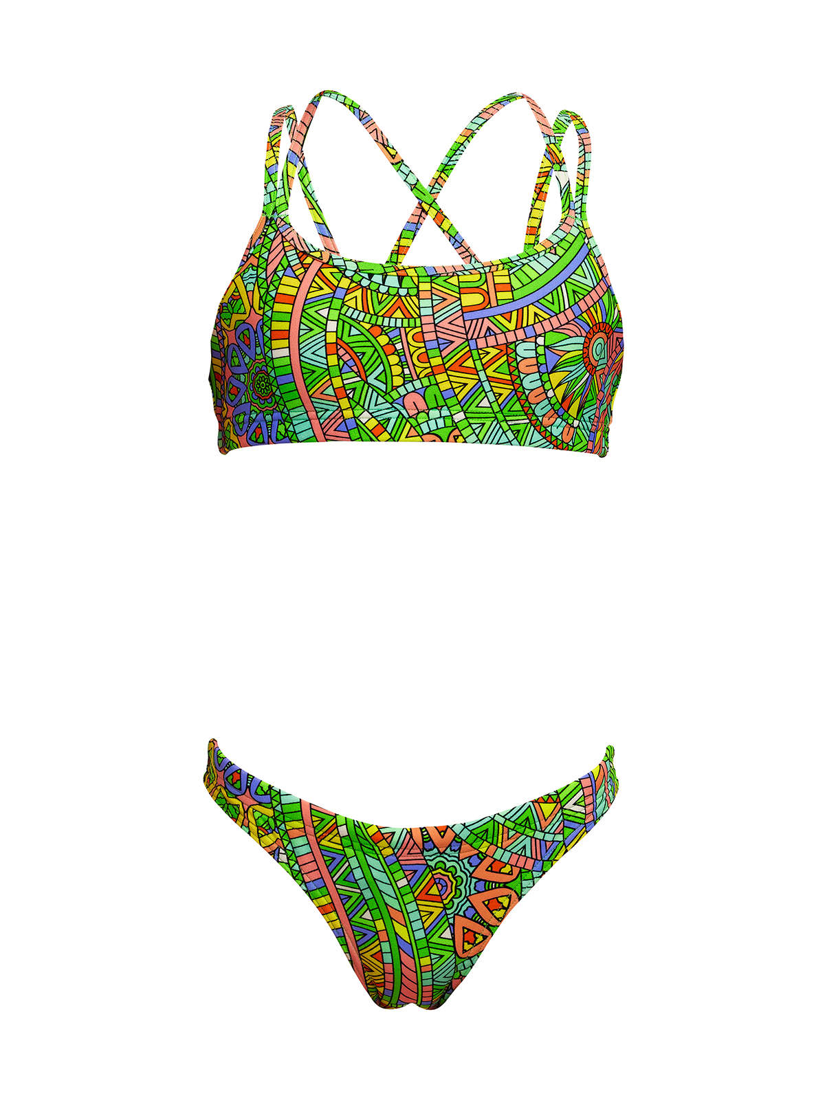 Funkita Minty Mixer Bikini Takımı, Alt, Üst Takım Kız Çocuk Bikini