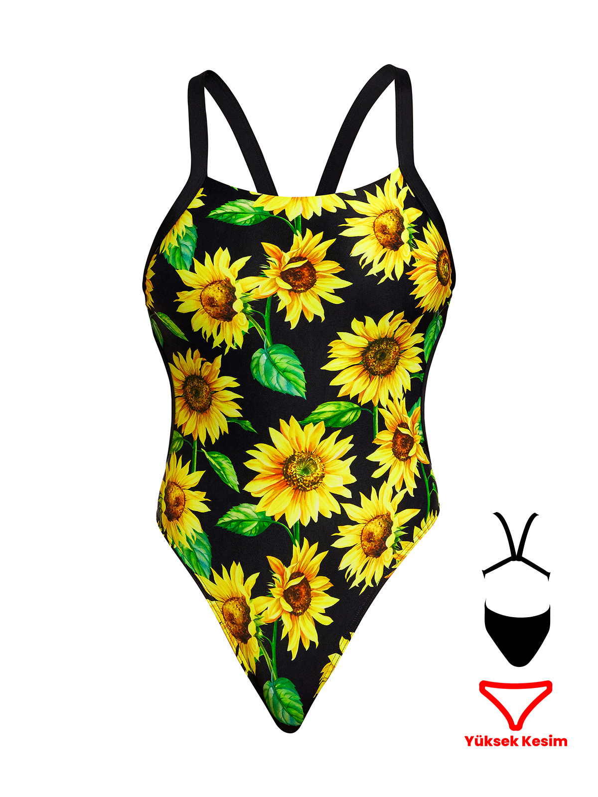Funkita BF Sunny Kadın Antrenman Mayo, Kalın Askılı
