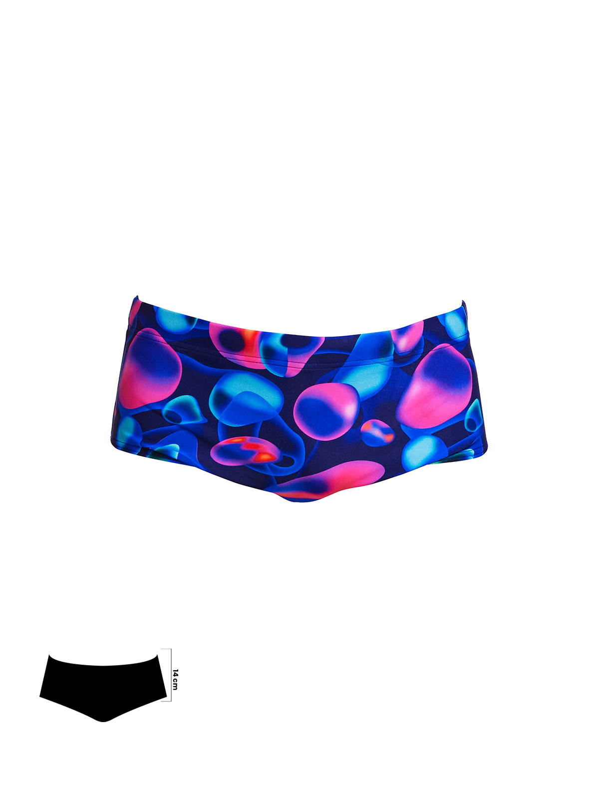Funky Trunks Liquid Lights Erkek Çocuk Antrenman Mayo, 14cm Trunks