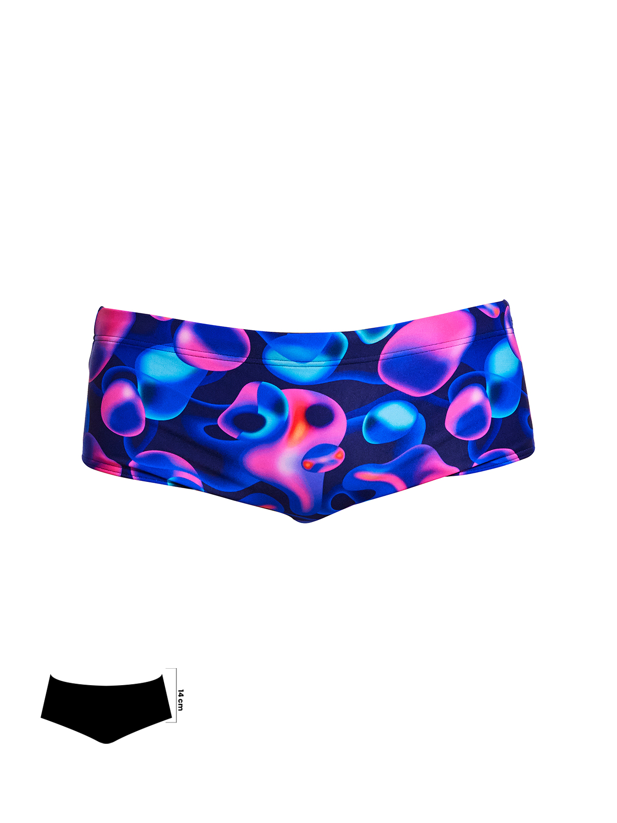Funky Trunks Liquid Lights Erkek Antrenman Mayo, 14cm Trunks