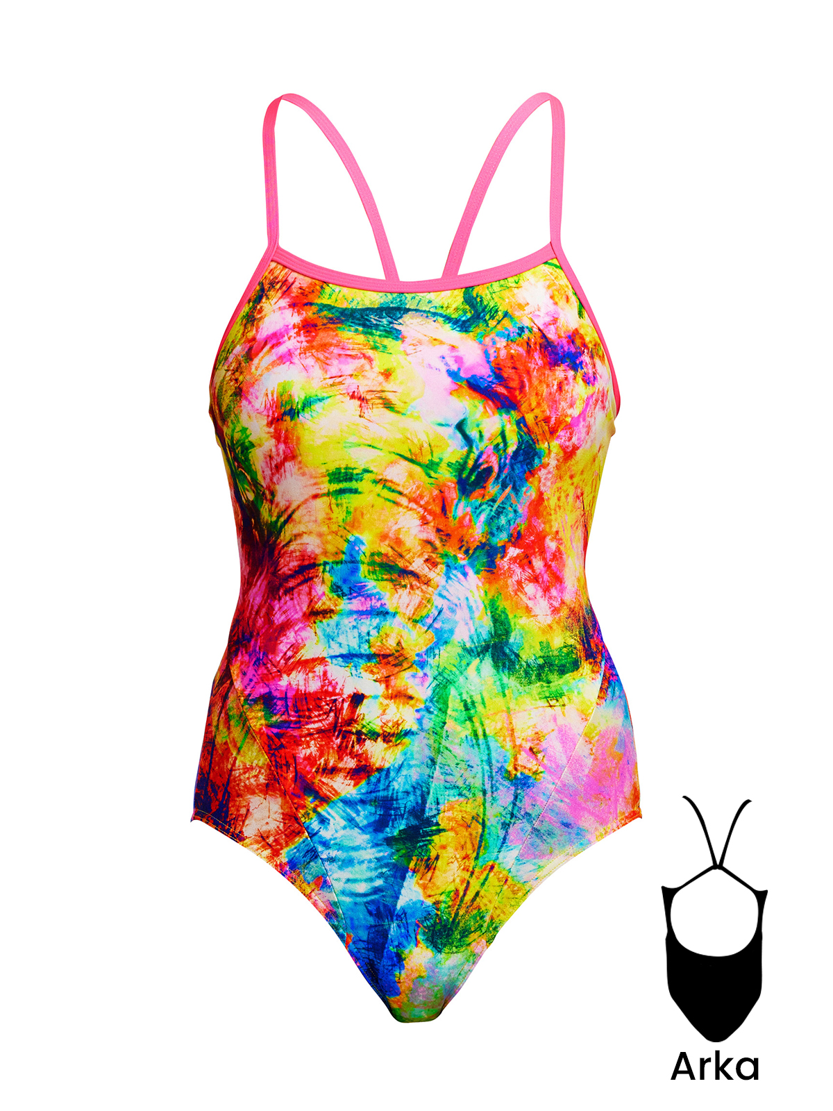 Funkita SS Out Trumped Kadın Antrenman Mayo, İnce Askılı