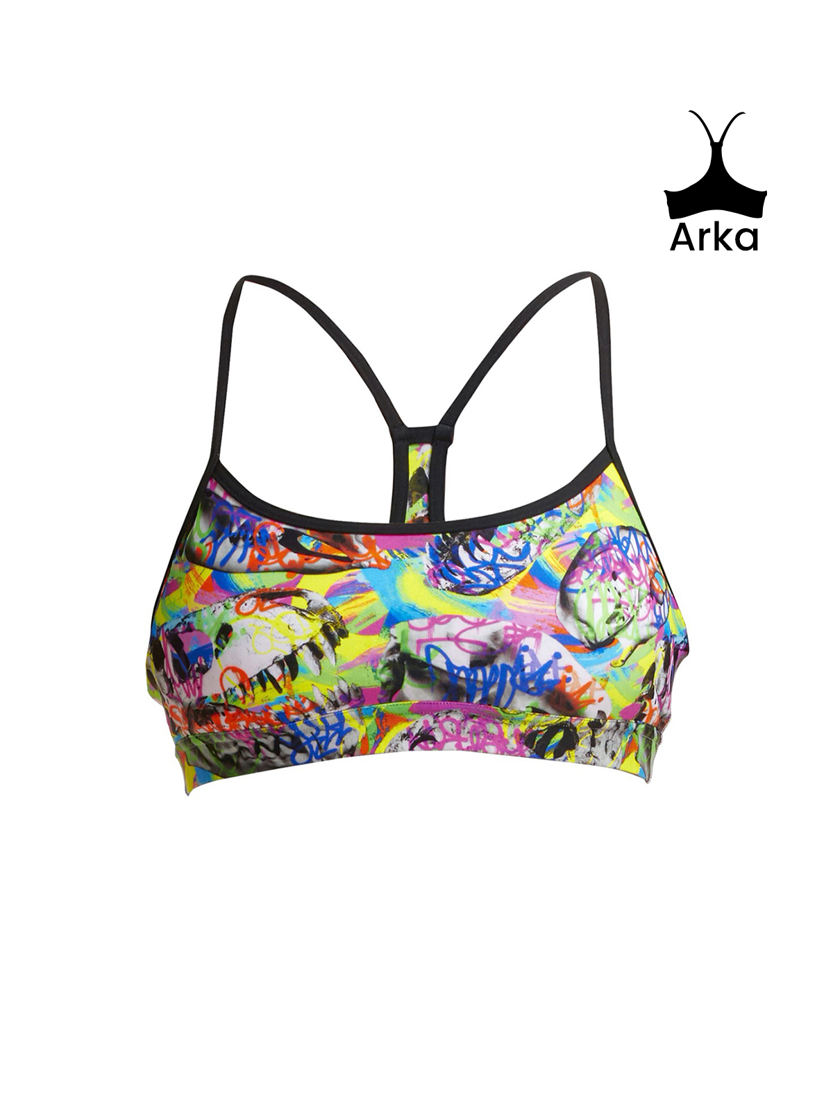 Funkita Kadın Fossil Fuel Swim Crop Top Tek Üst