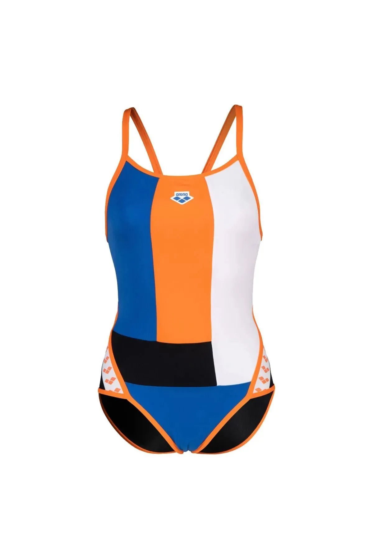 Icons Swimsuit Super Fly Back Panel Kadın Siyah Yüzücü Mayosu 005035513