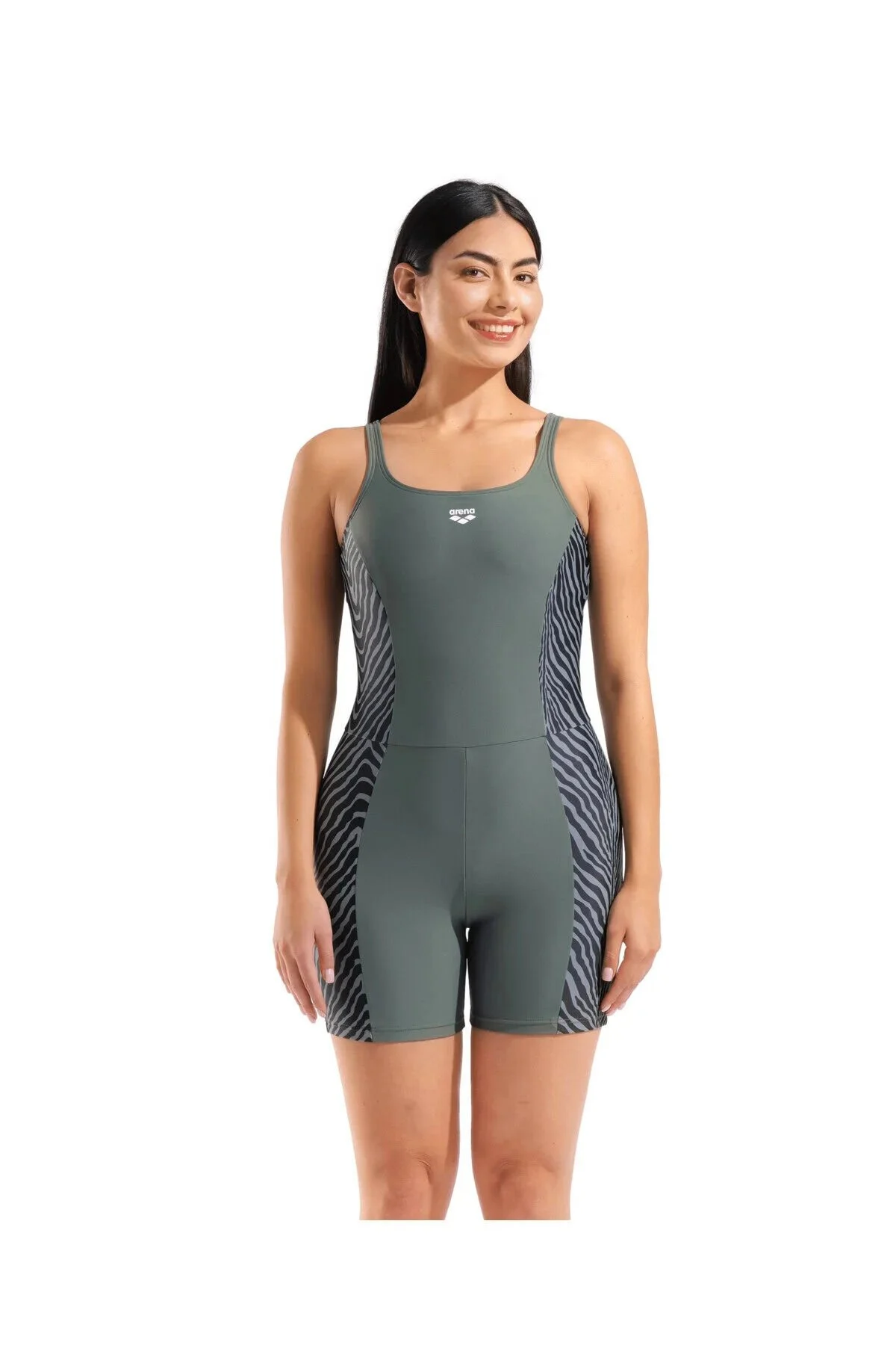 Woman Sleveless Slimkini Kadın Mayo