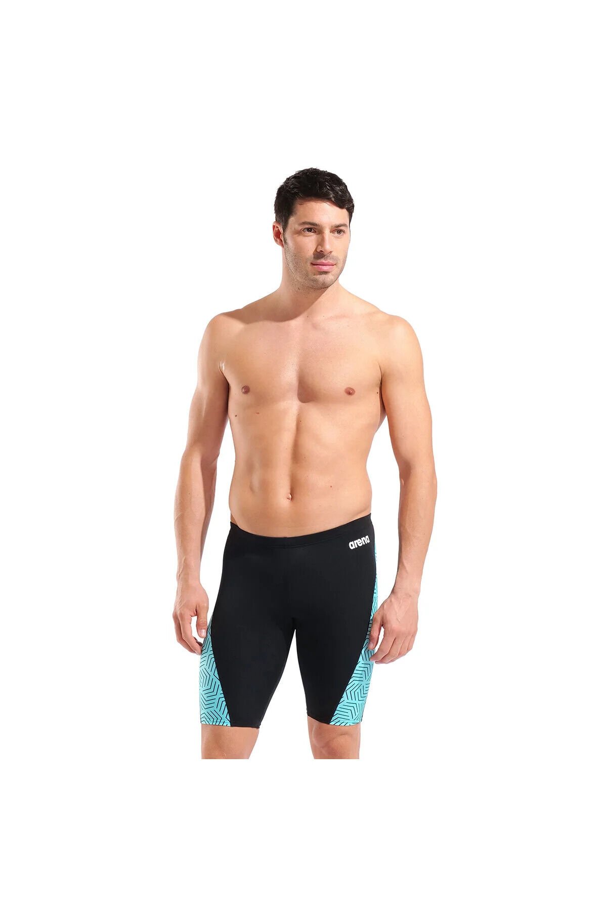 Allover Swim Jammer Erkek Mavi Yüzücü Mayo 011889580