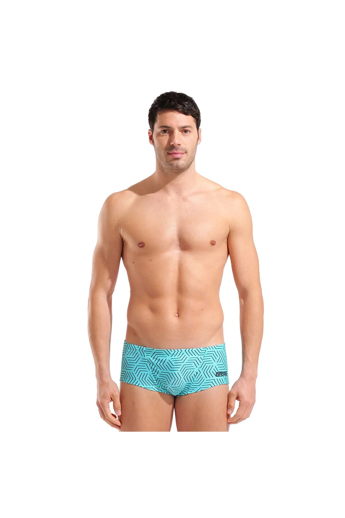 Allover Swim Low Waist Short Erkek Mavi Yüzücü Düşük Bel Mayo 011888580 3468337869054