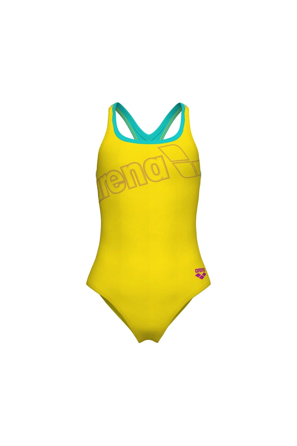Girl's Logo Swimsuit Swim Pro Kız Çocuk Mayo